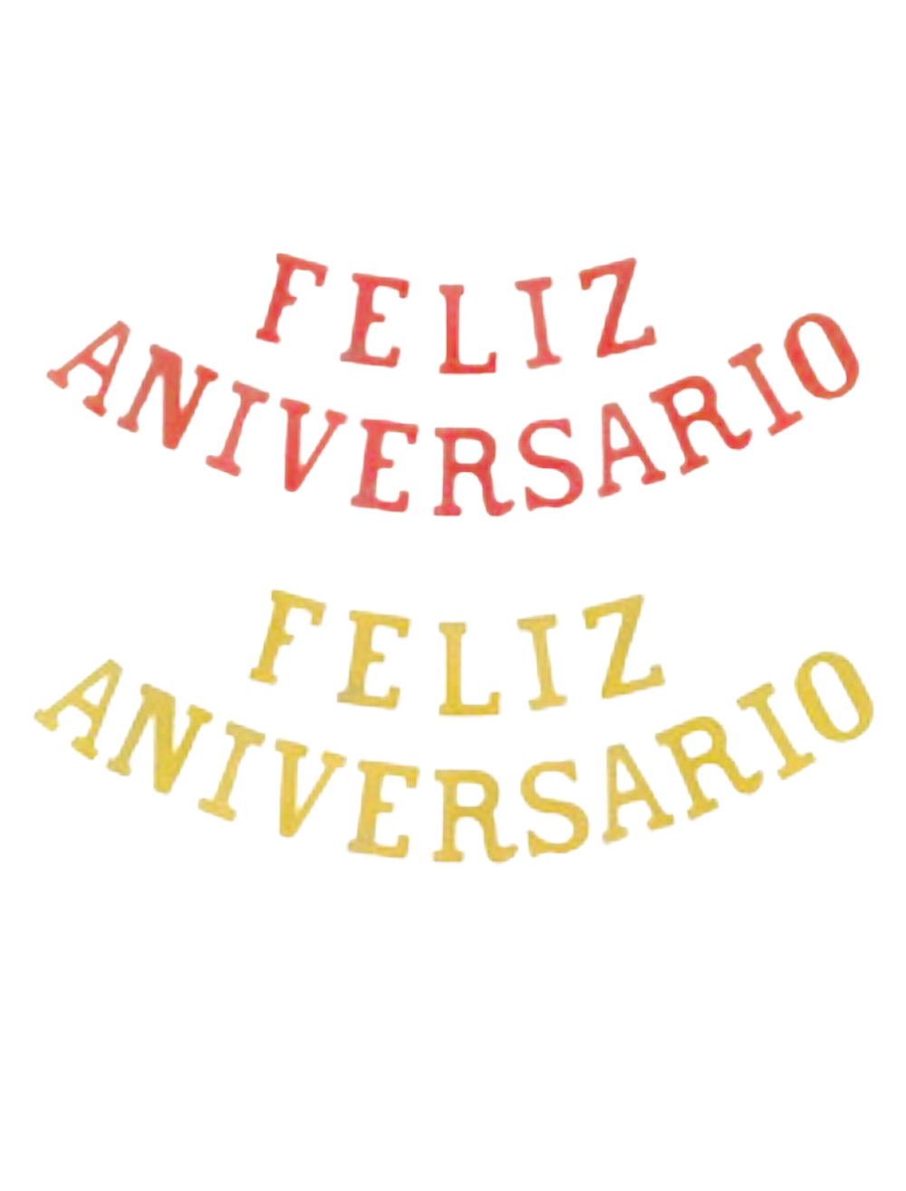 Del Rio Letrero LETRERO L-L FELIZ ANIVERSARIO MIRELLA - Piñatería El Río | somosElHueco